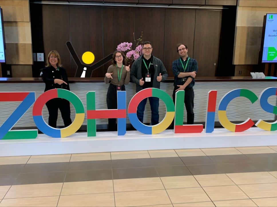ALIX team at the Zoholics Canada 2023 event